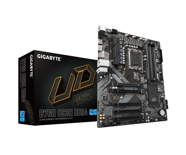 לוח Gigabyte B760 DS3H DDR4 ATX PCIE 4.0 DP HDMI LGA1700