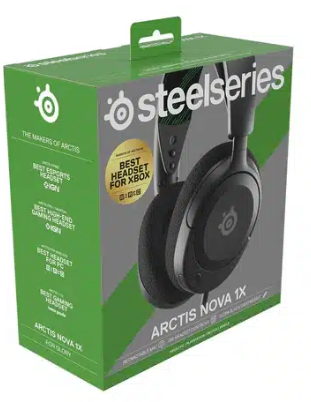 אוזניות גיימינג עם מיקרופון Steelseries Arctis Nova 1X בצבע שחור