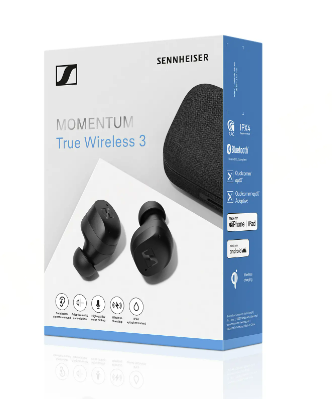 אוזניות אלחוטיות Sennheiser MOMENTUM True Wireless 2 צבע שחור