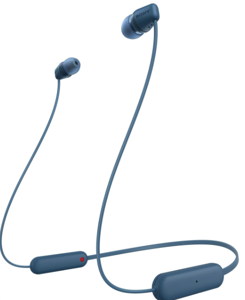 אוזניות אלחוטיות Sony WI-C100 עם מיקרופון Bluetooth