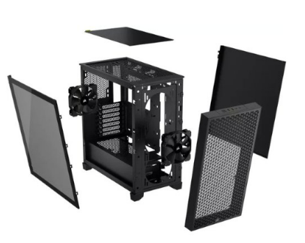 מארז Corsair 3000D AIRFLOW Mid Tower CASE Black