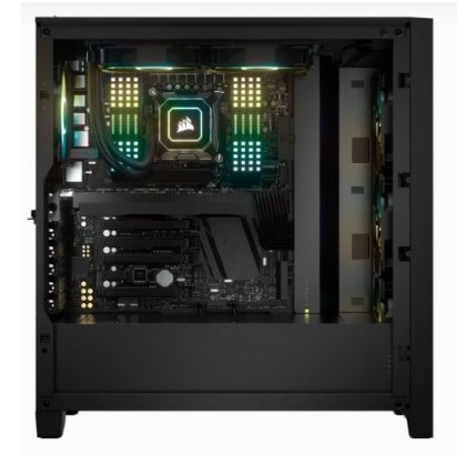 מארז CORSAIR iCUE 4000X RGB Tempered Glass Mid-Tower ATX