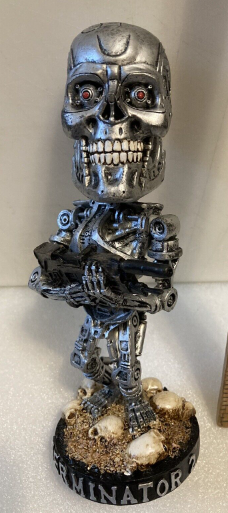 פסל TERMINATOR 2 Headknockers T-800 ENDOSKELETON Bobble Head