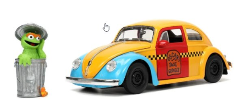 חיפושית 1959 Volkswagen - רחוב סומסום בעיצוב בהשראת אוסקר מבית Jada