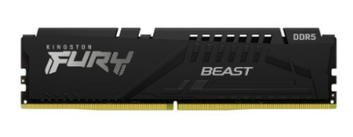 זכרון לנייח Kingston Fury Beast 16GB DDR5 C40 6000Ghz INTEL XMP