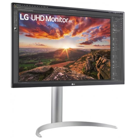 מסך מחשב LG 27UP85NP-W UHD 4K IPS 27'' VESA DisplayHDR 400 FreeSync
