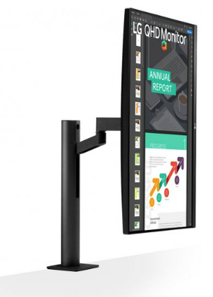 מסך מחשב LG Ergo 27QN880-B 27'' LED IPS - צבע שחור