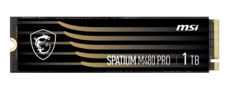 כונן אחסון MSI SPATIUM M480 PRO PCIe 4.0 NVMe M.2 SSD