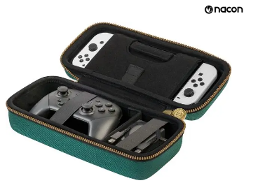 נרתיק נשיאה והגנה Zelda For Nintendo Switch Green  Nacon