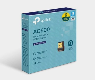 כרטיס רשת אלחוטי TP-LINK ARCHER T2U Nano AC600