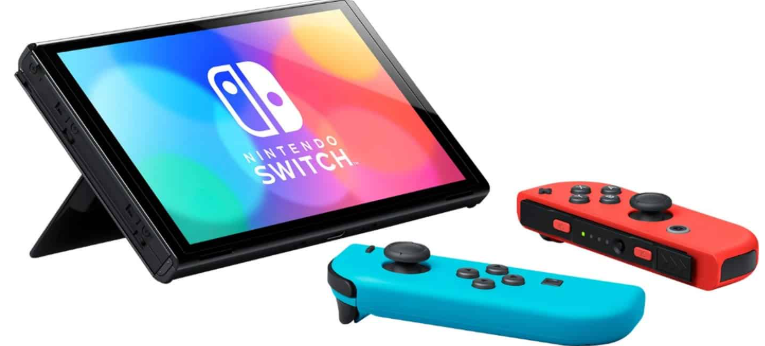 קונסולת משחק Nintendo Switch OLED 64GB עם Mario Kart 8 Deluxe