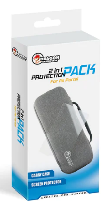 חבילת הגנה ל- PS Portal פלייסטיישן פורטל 2 ב-1 כולל מגן מסך ונרתיק Dragon