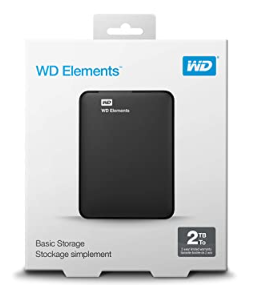 כונן חיצוני קשיח ווסטרן דיגיטל - Western Digital  Elements Portable 2TB