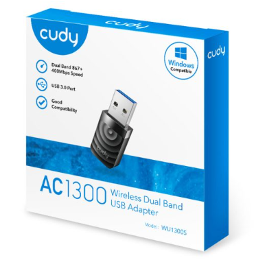 Cudy מתאם אלחוטי WU1300S-IL Mini USB 3.0