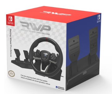 הגה מירוצים עם דוושות HORI Racing Wheel Pro Deluxe למחשב ול- Nintendo Switch