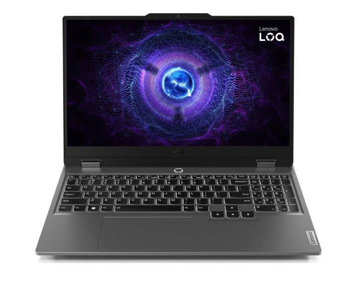 מחשב נייד Lenovo LOQ 15.6" i5-12450HX/16GB/512GB/RTX2050/3Y/FD