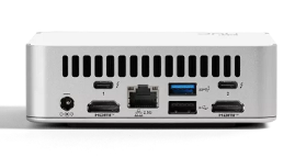 מחשב נייח מיני ASUS NUC 13 Pro Kit i7-1360P White US Vivid Canyon  RNUC13VYKI70