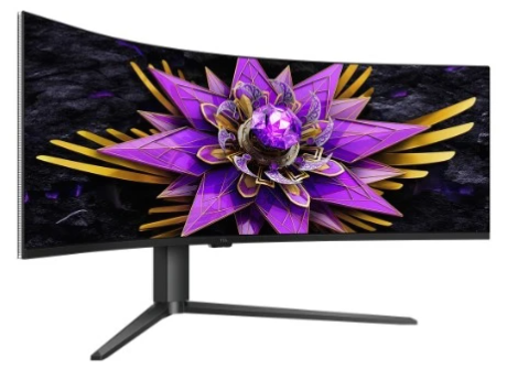 מסך מחשב לגיימינג קעור TCL 57R94 4K Mini Led