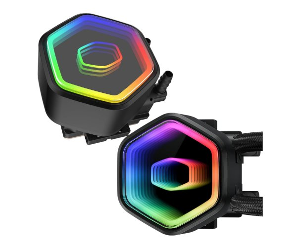 קירור נוזלי Cooler Master 360 Core II 280W TDP Intel/Amd שחור/לבן