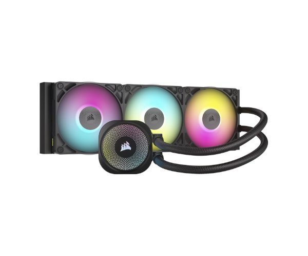 קירור נוזלי Corsair iCUE TITAN 360 RX RGB 360mm AIO שחור/לבן