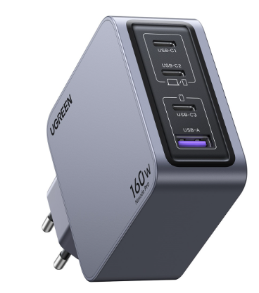 מטען קיר UGREEN NEXODE PRO 160W GAN + כבל CTC