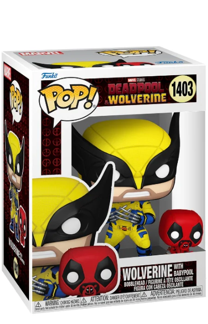 בובת פופ וולברין ובייביפול #1403 Funko Pop! Wolverine and Babypool