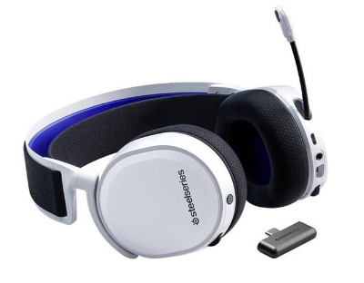 אוזניות ‏אלחוטיות גיימינג SteelSeries Arctis 7P בצבע לבן