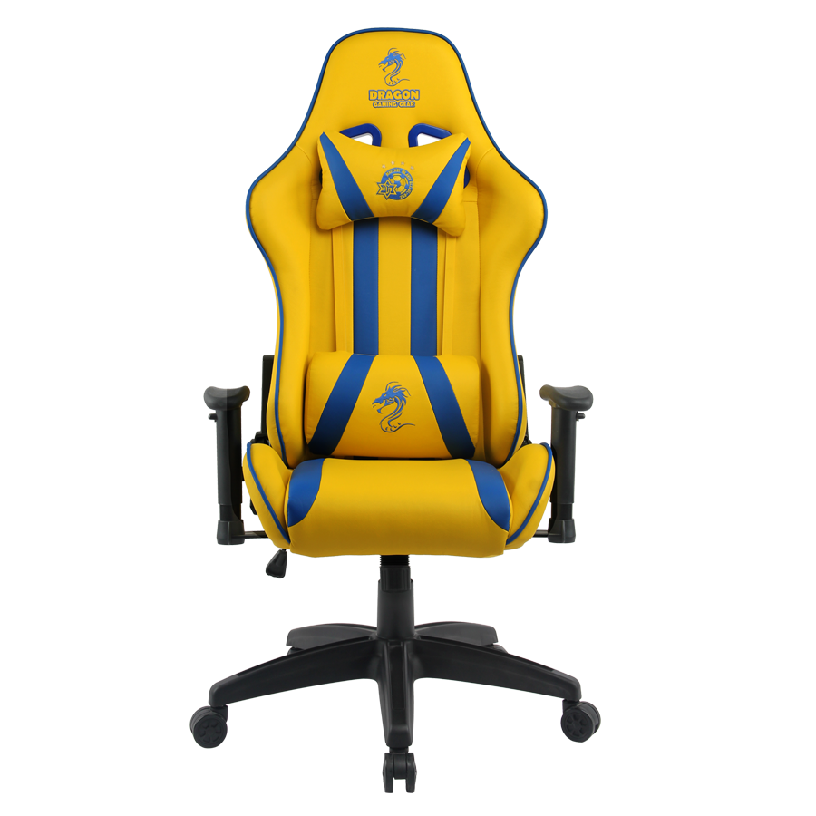 כיסא גיימינג - Dragon Olympus Gaming Chair בצבעי מכבי תל אביב