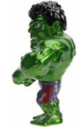 פסל ג'אדה מתכת האלק Jada Toys Metalfigs Marvel Avengers Hulk, 4" Die-Cast Collectible Figure