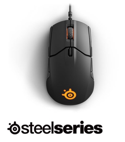 עכבר גיימינג ל-eSports מתאים לשתי הידיים SteelSeries Sensei 310