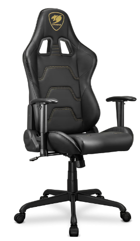 כיסא גיימינג חברת COUGAR דגם COUGAR Armor Elite Royal Gaming Chair צבע שחור זהב