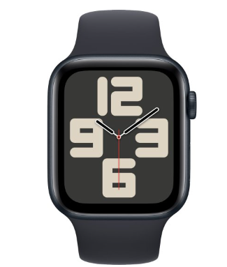 שעון חכם Apple Watch SE 2023 GPS 44mm צבע שעון שחור יבואן רשמי