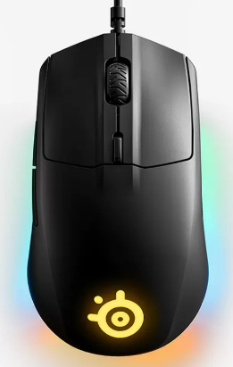 עכבר גיימינג חוטי SteelSeries Rival 3 Gaming כולל תאורת לד