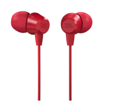 אוזניות חוטיות JBL אוזניות in ear + מיקרופון C50HI