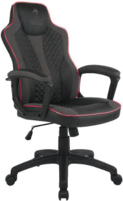 כיסא גיימינג DRAGON SNIPER LED RGB שחור אפור