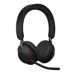 אוזניות Jabra Evolve2 65, MS Stereo אוזניות אלחוטי קשת משרד/מוקד טלפוני USB Type-A שן כחולה Bluetooth שחור