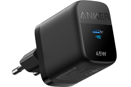 מטען ראש Anker 313 USB Type-C 45W ראש קיר יבואן רשמי