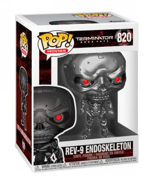 בובת פופ המחסל שליחות קטלנית POP 820 Movies Terminator Dark Fate Rev-9 Endoskeleton