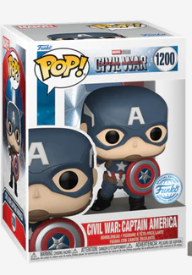 בובת פופ Funko Pop! Captain America: Civil War - Captain America with Shield #1200