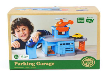 ליין ירוק - סט חניון GREEN TOYS-MADE IN USA