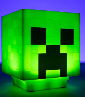 מנורה Paladone Minecraft Creeper Light with Official Creeper Sounds