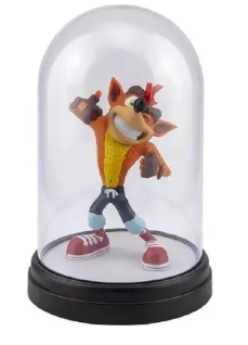 מנורה PALADONE מנורה לשולחן Crash Bandicoot Bell Jar Light