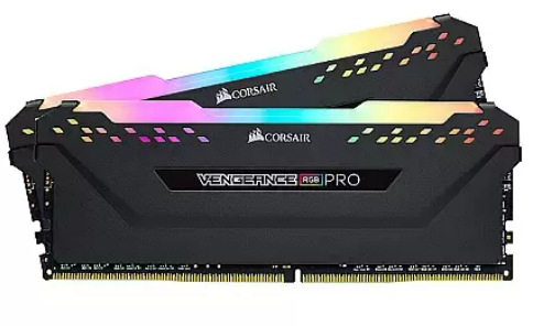 זיכרון לנייח Corsair 32GB 2X16 DDR4 3600MHZ CL18 Vengeance RGB