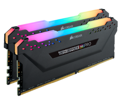 זכרון לנייח קיט Corsair 16GB Kit 2x8 DDR4 3200mhz RGB PRO