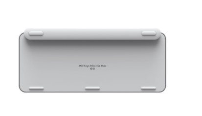 מקלדת מיני אלחוטית בלוטות' מוארת Logitech MX Keys Mini - כסוף / לבן-ורוד /אפור- עבור מחשבי MAC