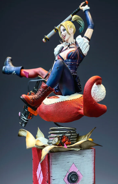 פסל ענק HARLEY QUINN ARKHAM KNIGHT 1:8 SCALE STATUE