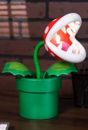Paladone Super Mario Piranha Plant Posable 12” Lamp