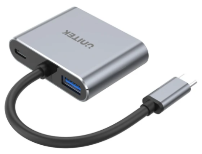 מתאם UNITEK uHUB Q4 Lite USB-C 4-Port Hub D1049A