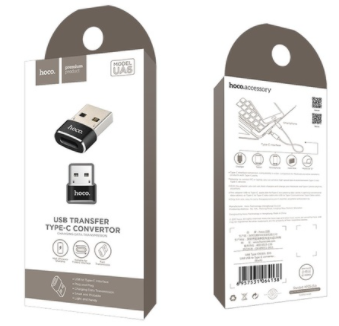 מתאם USB To Type C Hoco UA6