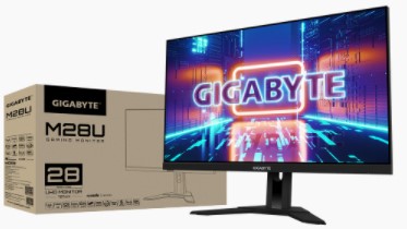 מסך גיימינג Gigabyte M28U 4K UHD 28 SS IPS 1ms 144Hz HDR 8BITS